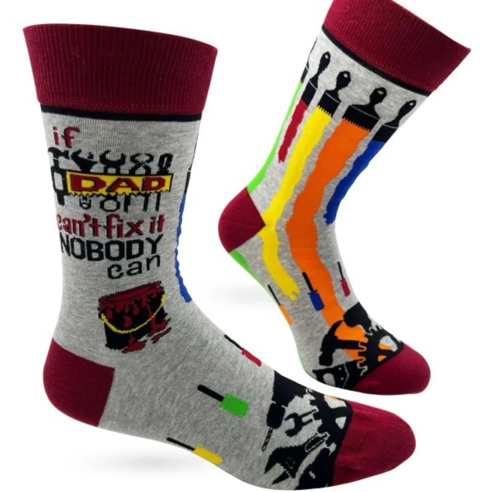•Dad’s Got It • Men’s Novelty Crew Socks